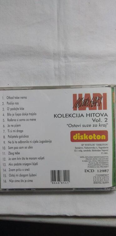 Knjige i stripovi: Cd domaca zabavna muzika,cena za kom. II — 4