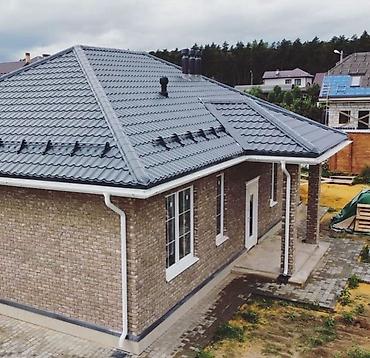 Металлочерепица: Кровля из металлочерепицы с полным комплектом доборных элементов - — 1
