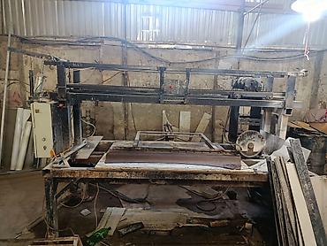 beton yonan aparat: Daş kəsmə stanoku – su ilə soyutmalı, diskli, köprülü tip - İstifadə — 4
