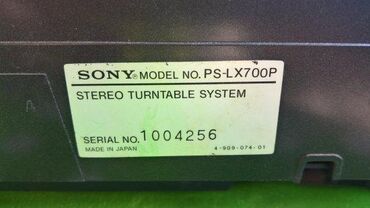 Zvučnici i stereo sistemi: Sony PS-LX700P gramofon. Na izgled lepo ocuvan. Igla na svom mestu. U — 9