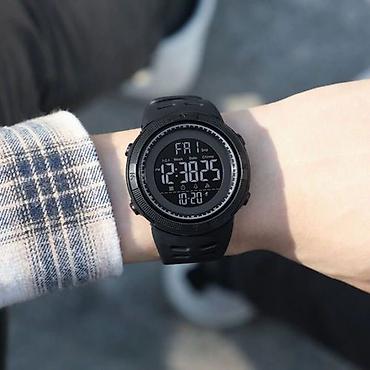 retro casio: Спортивные электронные часы (унисекс), черные - Большой контрастный — 2