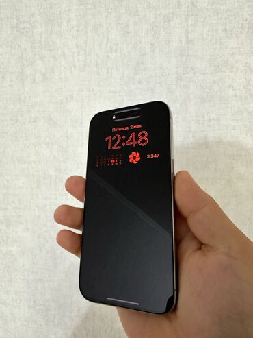 Apple iPhone: IPhone 15 Pro, Б/у, 128 ГБ, Natural Titanium, Зарядное устройство, Чехол, Кабель, 95 %