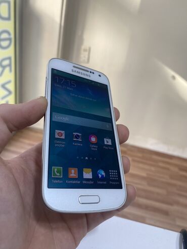 samsung galaxy s4 duos: Samsung I9190 Galaxy S4 Mini, 8 GB, rəng - Ağ, Sensor, Barmaq izi, İki sim kartlı