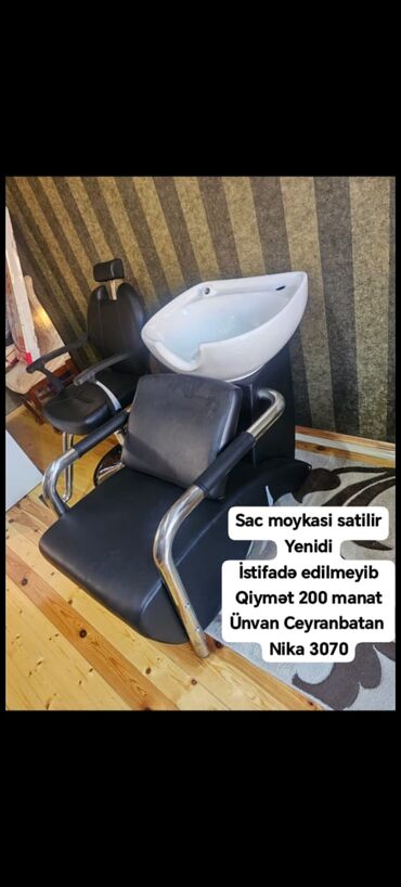 Sac moykasi satilir Yenidi İstifadə edilmeyib Qiymət 200 manat Ünvan