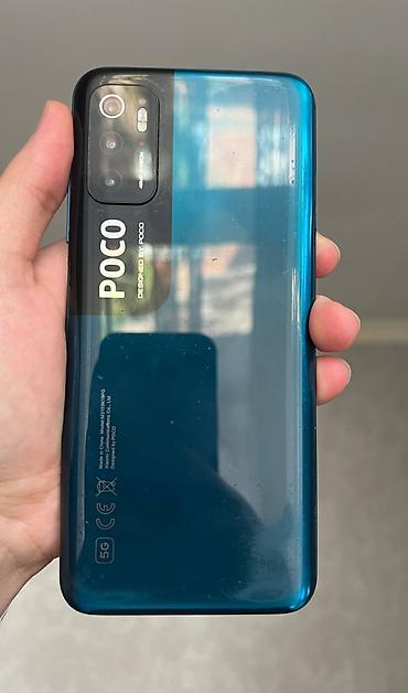 Mobil telefonlar: Poco M3 Pro 5G, 128 GB, rəng - Göy, Barmaq izi — 2