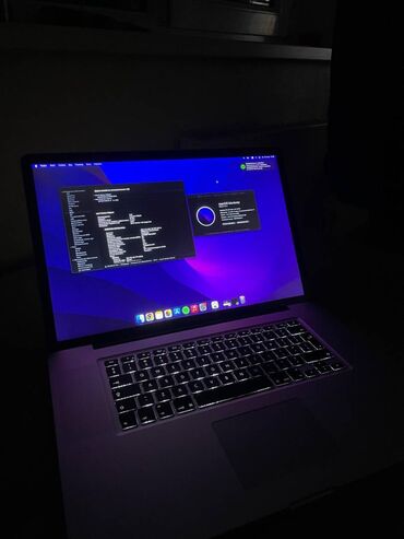 Ноутбуки: Apple, 8 ГБ ОЗУ, Intel Core i7, 17 ", Б/у, Для несложных задач, память SSD