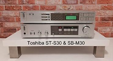 Pojačala i prijemnici: Odlično očuvan komplet marke Toshiba ST-S30 & SB-M30 Zvučno — 1