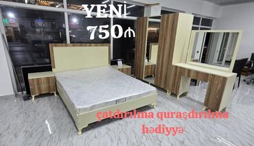 loft мебель: İkinəfərlik çarpayı, Termo, Dolab, 2 tumba, Yeni