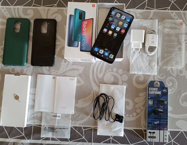 Xiaomi: Xiaomi Redmi Note 9, 128 GB, rəng - Boz, 
 Sensor, Barmaq izi, İki sim kartlı