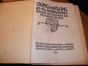 oblasi: Noten, Sang und Klang im XIX/XX Jahrhundert Sang und Klang im XIX — 3
