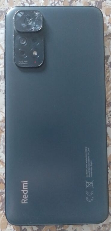 lipo: Xiaomi Redmi Note 11S, 128 GB, rəng - Qara, 
 Zəmanət, Sensor, Barmaq izi