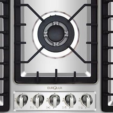 qaz sobalar: Bişirmə paneli "EUROLUX -EU-GH3686GSD-90S" ✅ İdarə etmə növü: Fırlanan — 2