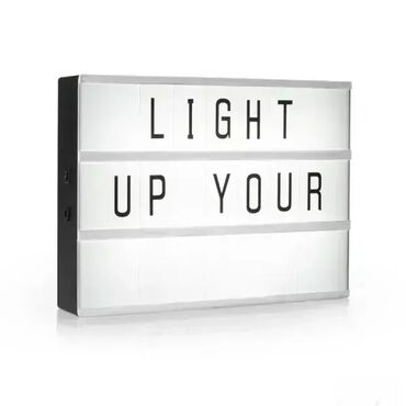 Ostala elektronika: *** AKCIJA*** 0180 Svetleća reklama LIGHT BOX smartwares; Rad na AA — 5