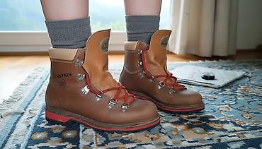 red wing: Ботинки горные фирмы Вибрам Италия в отличном состоянии, натуральная — 1
