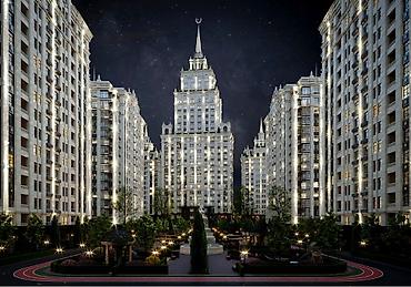 аманат сити: 2 комнаты, 80 м², Асанбай мкр Элитка, 11 этаж, ПСО (под самоотделку) — 2