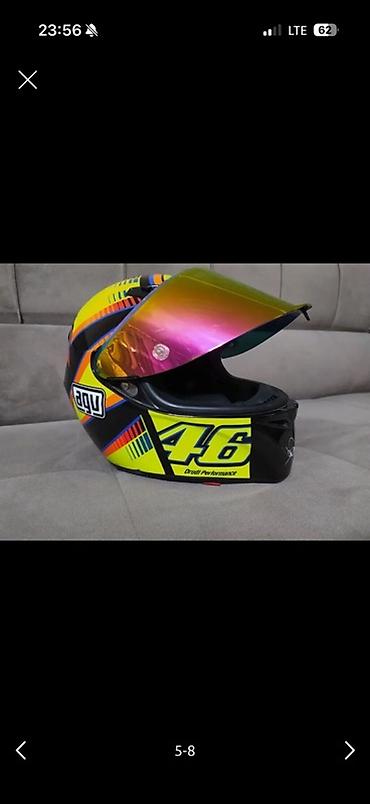 Спорт и отдых: Шлем интеграл AGV, дизайн Valentino Rossi (46) от Drudi Performance — 5