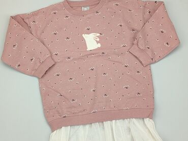 różowa neonowa bluzka: Bluzka, Little kids, 5-6 lat, 110-116 cm, stan - Dobry