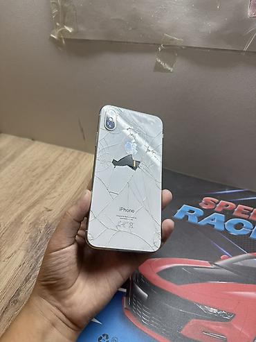 iphone 10 256: IPhone X, Б/у, 256 ГБ, Серебристый, Чехол, 100 % — 1
