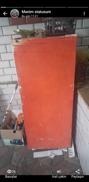 soyuducu alisi: Б/у Cinar Холодильник Продажа, цвет - Оранжевый