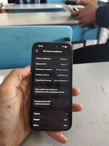 samsung 16: IPhone 15 Pro гб128 акб Минина оригинал есим в блоке без вложений все — 4