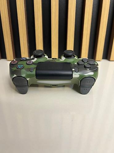 playstatio: Sony DualShock 4 simsiz oyun pultu – kamuflyaj (Green Camo) dizaynı - — 2