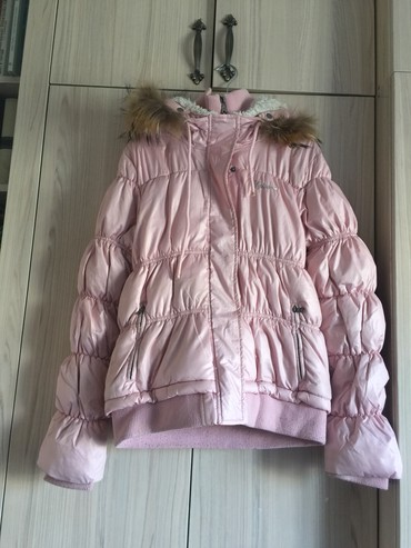 зимный пальто: Верхняя одежда на 11-13 лет в отличном состоянии! 1. Розовая куртка