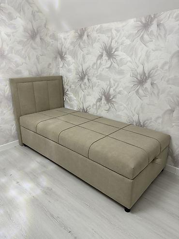 Односпальные кровати: Кровать Односпальные кровати высокого качество паралон Россия ткань — 2