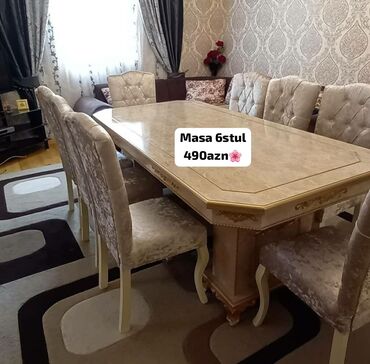 kilim mebel stol stul: Sifarişke masa desti
masa ölçu 2×1 mdf boyali
reng seçimi var