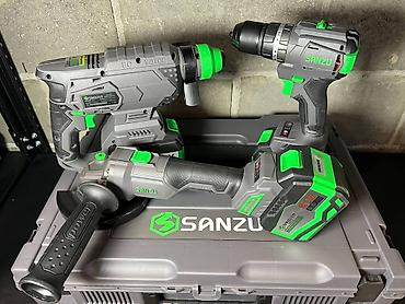 Наборы электроинструментов: Перфоратор, болгарка, шуруповёрт sanzu 3в1 ⚙️ HAБОР AKКУMУЛЯТОРНOГО — 1