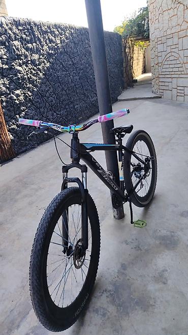 Dağ velosipedləri: Velosiped – Velostrim MTB - Çərçivə: alüminium alaşımlı, qara-mavi — 6