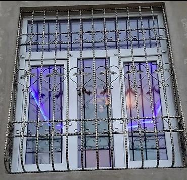 Barmaqlıqlar: Dəmir pəncərə barmaqlıqları – dekorativ və təhlükəsizlik üçün. - — 10