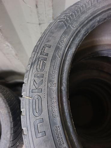 long: Шины 275 / 45 / R 21, Зимняя шипованная, Б/у, Пара, Внедорожные (АТ/МТ), Nokian — 3