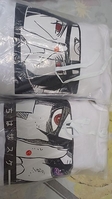 полар: Толстовка с капюшоном Naruto — белая, унисекс. Особенности: - Принт — 5