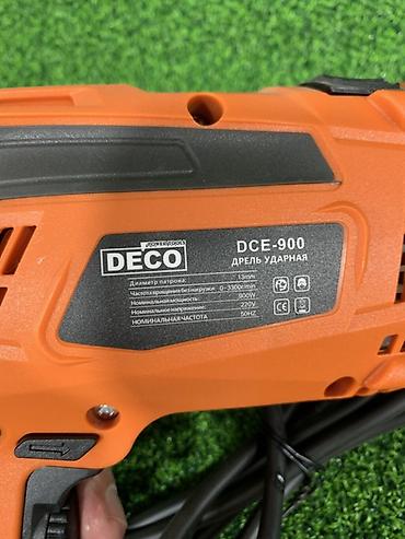 Электр шаймандары: Ударная дрель DECO DCE-900. Сетевая дрель для сверления различных — 2