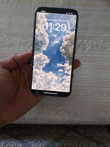 списанные айфоны: IPhone 14, Б/у, 128 ГБ, Синий, Чехол, Коробка, 80 %