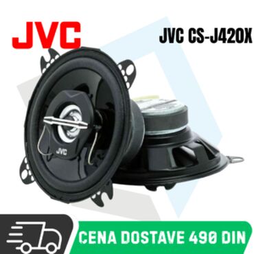 Ostala auto elektronika: This page lists various 100mm car speakers from brands such as Alpine — 9