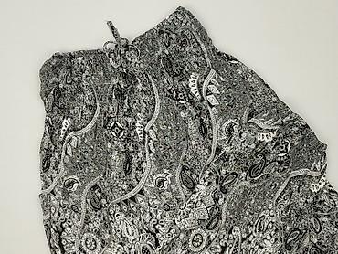 haremki: Damskie spodnie boho/haremki z czarno-białym wzorem paisley - Fason — 1