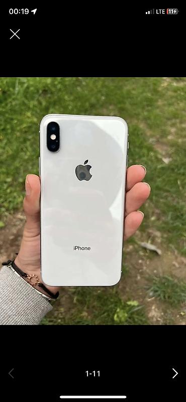 iphone 10 бу: IPhone X, Б/у, 256 ГБ, Белый, Защитное стекло, Чехол, 67 % — 3