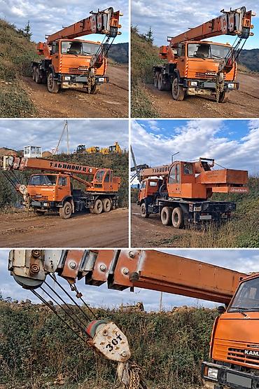 kul qabı: Yevro Avtokran – KAMAZ bazasında “Galichanin” (Ульяновец) 30 ton FHN — 1