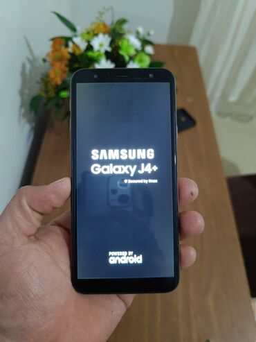 Samsung Galaxy J4 Plus, 16 GB, rəng - Bej, İki sim kartlı, Face ID