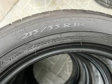 stud 100: Шины 215 / 55 / R 18, Лето, Б/у, Комплект, Германия, Michelin — 4