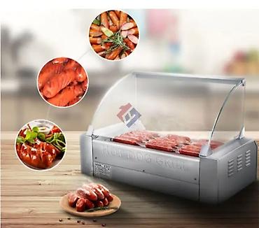 Оборудование для ресторанов, кафе: Hot dog sosis qizartma aparati Silndirlerin uzerine sosisleri duzerek — 2
