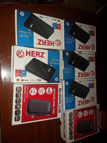 TV antenlər: StarSat, Redline, və Hiremco markalı peyk qəbulediciləri satışda. Bu — 10