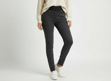 bawełniane legginsy: Leggings, Legginsy Eleganckie damskie, rozmiar L