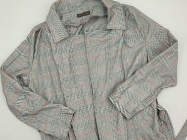 białe bluzki ze złotym nadrukiem: Coat, M (EU 38), condition - Very good