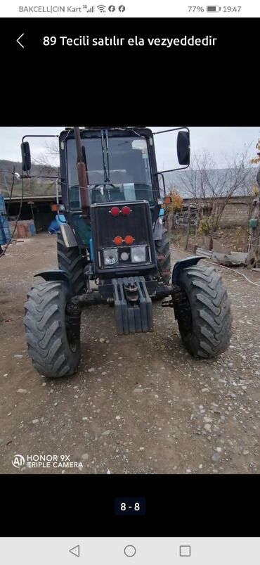 Traktorlar: Salam traktor Belarus 89.2 ela veziyetdedi heçbir problemi yoxdu