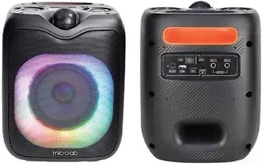 Zvučnici i stereo sistemi: Microlab prenosni Bluetooth zvučnik sa bežičnim mikrofonom – — 4