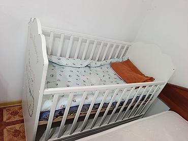 bed sheets: Детская кроватка с рисунком «love sleeping» - Классическая белая — 2