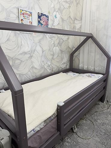 гамак детский: Детская односпальная кровать, Новый, Для девочки, С матрасом, Дерево, Самовывоз — 2