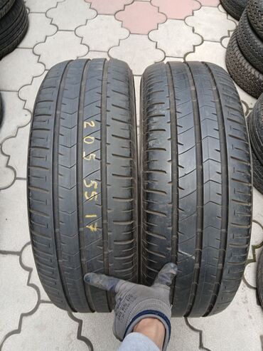 Шины: Шины 205 / 55 / R 17, Б/у, Пара, Легковые, Япония, Bridgestone